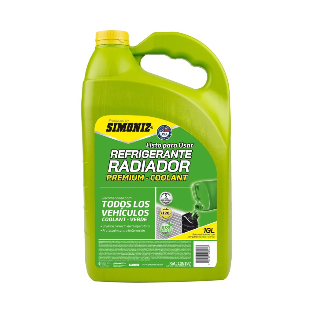 REFRIGERANTE RADIADOR VERDE GALON Simoniz