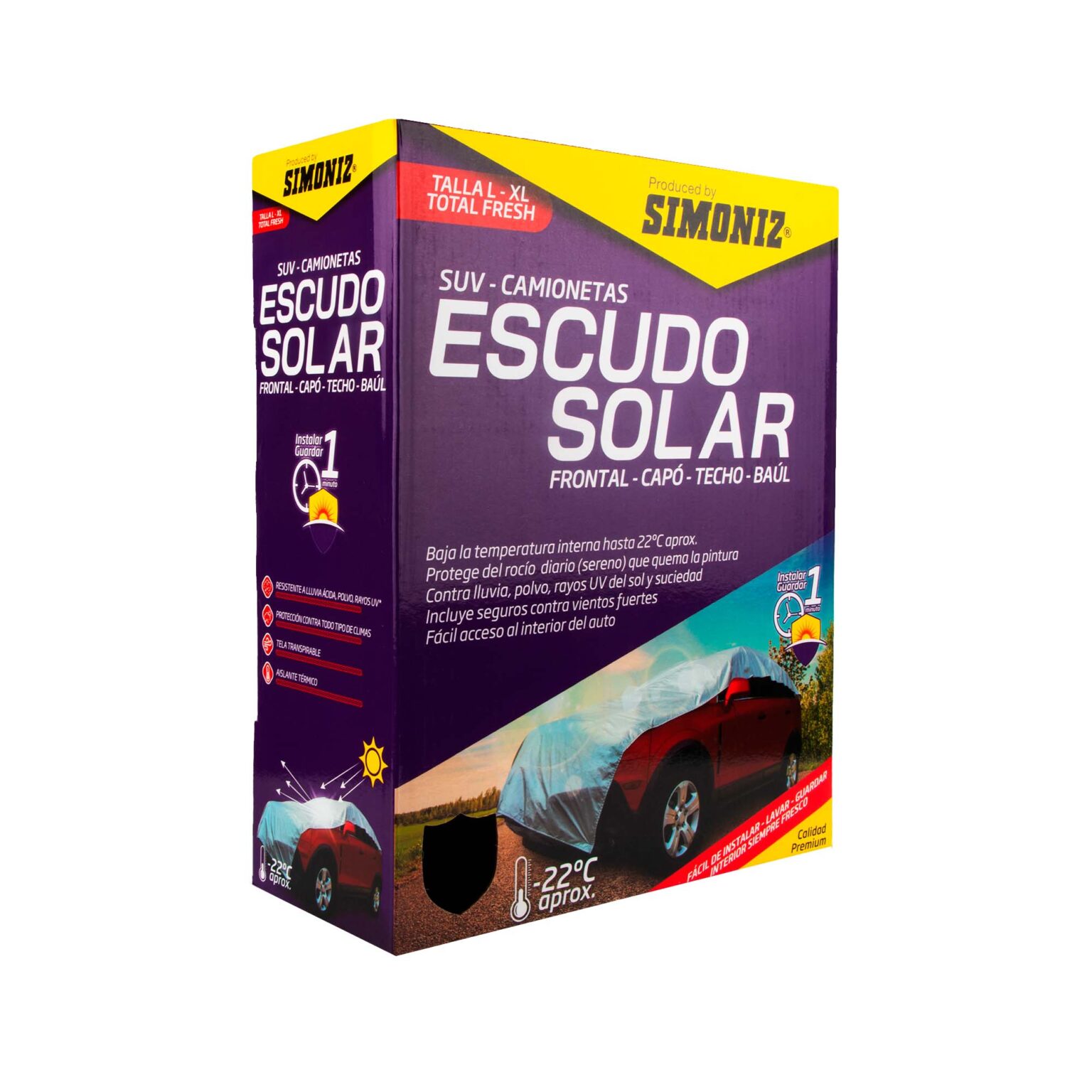 ESCUDO SOLAR SIMONIZ FRESH XL PREMIUM - Simoniz