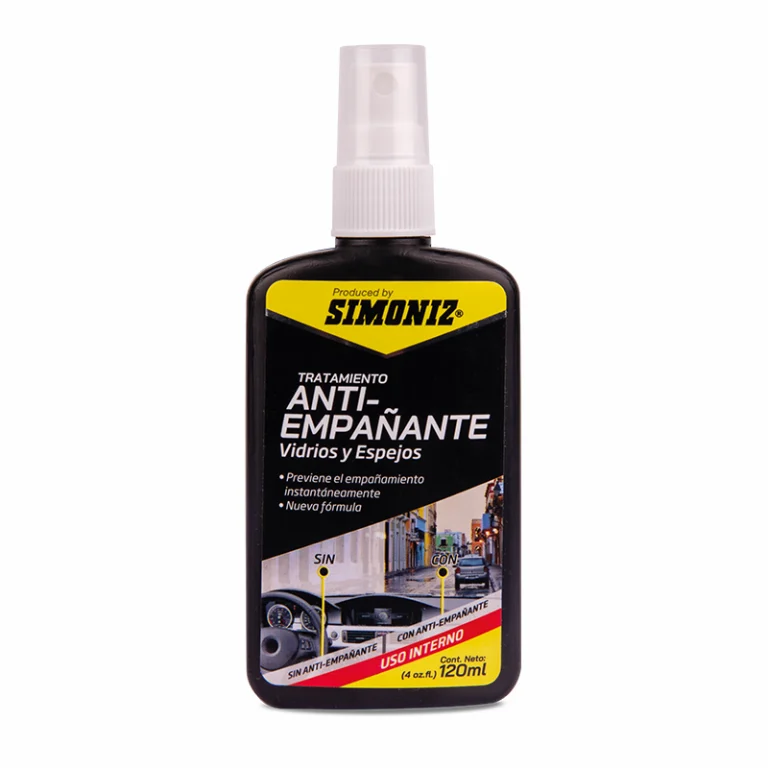 Antiempañante Simoniz Para Vidrios Y Espejos 120Ml - antiempanante vidrios espejos - Simoniz
