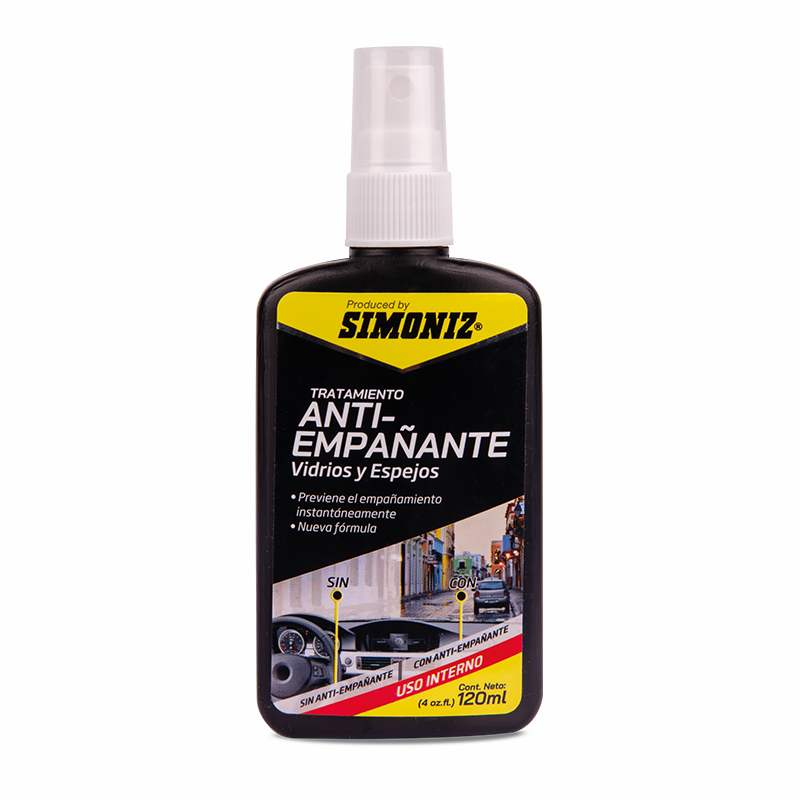 Antiempañante Simoniz Para Vidrios Y Espejos 120Ml Antiempañante Simoniz Para Vidrios Y Espejos 120Ml - antiempanante vidrios espejos - Simoniz