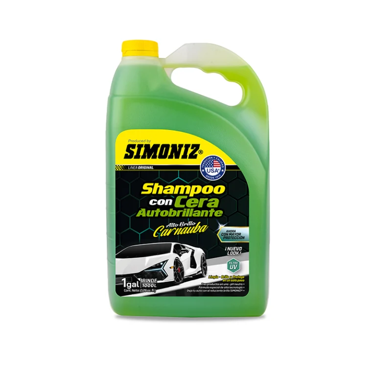 Shampoo Simoniz Con Cera Autobrillante 1Gl - shampoo cera autobrillante - Simoniz