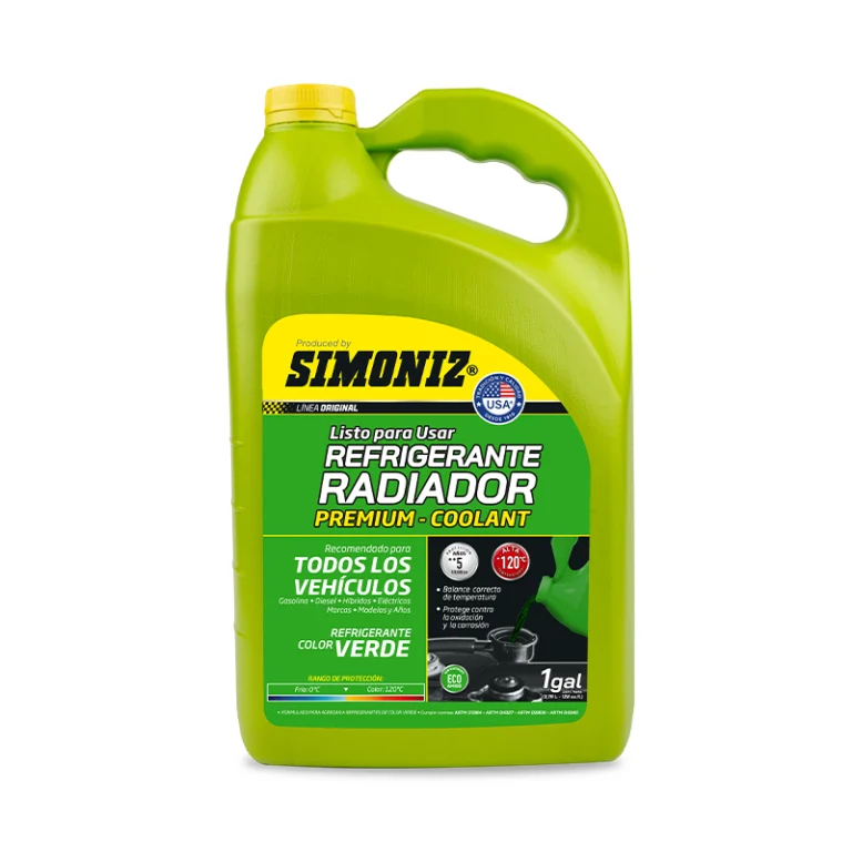 Refrigerante Radiador Simoniz Qualitor Verde 1Gl - Verde - refrigerante radiador verde - Simoniz