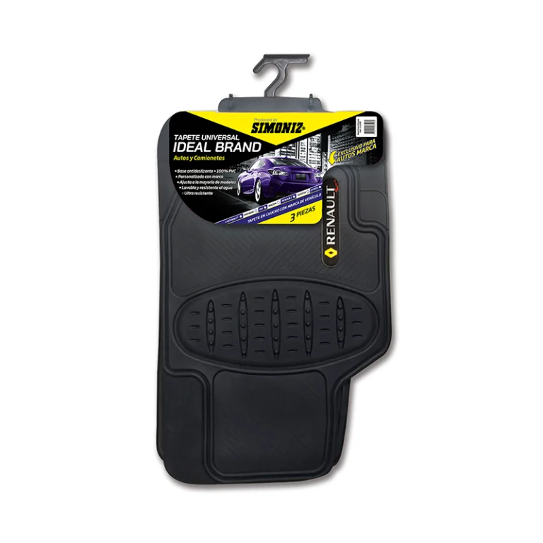 Tapete Pvc Universal Simoniz Para Renaul 3 Piezas - tapete universal renaul - Simoniz