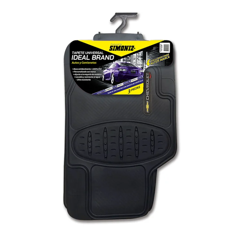 Tapete Pvc Universal Simoniz Para Chevrolet 3 Piezas - tapete universal chevrolet - Simoniz