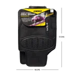 TAPETE PVC SIMONIZ UNIVERSAL PARA KIA NEGRO 3PZ - NEGRO - Imagen 4