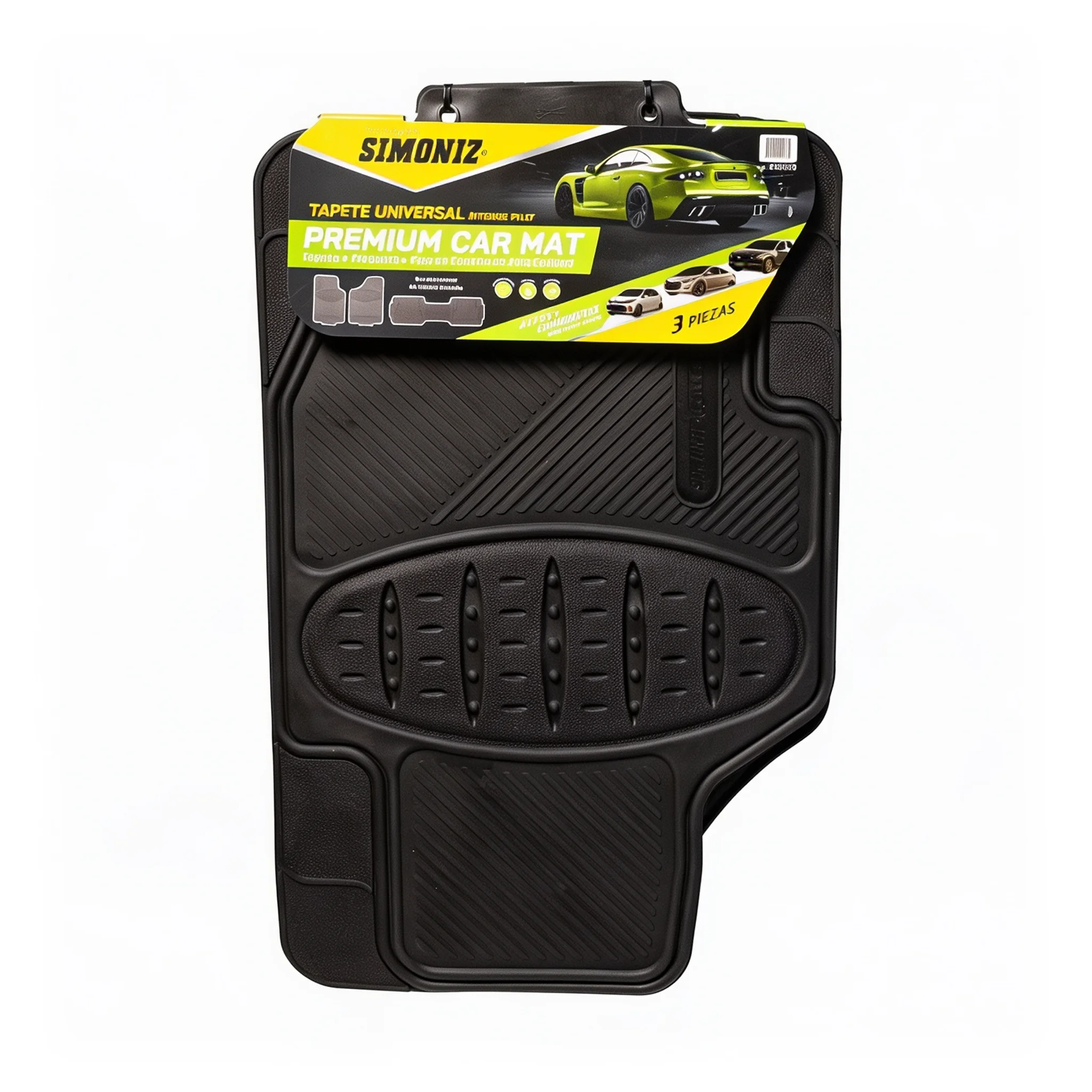 201273-0-TAPETE-PVC-SIMONIZ-FULL-EQUIPO-UNIVERSAL-3-PIEZAS-NEGRAS–NEGRO- TAPETE PVC SIMONIZ FULL EQUIPO UNIVERSAL 3 PIEZAS NEGRAS - NEGRO - Imagen 1