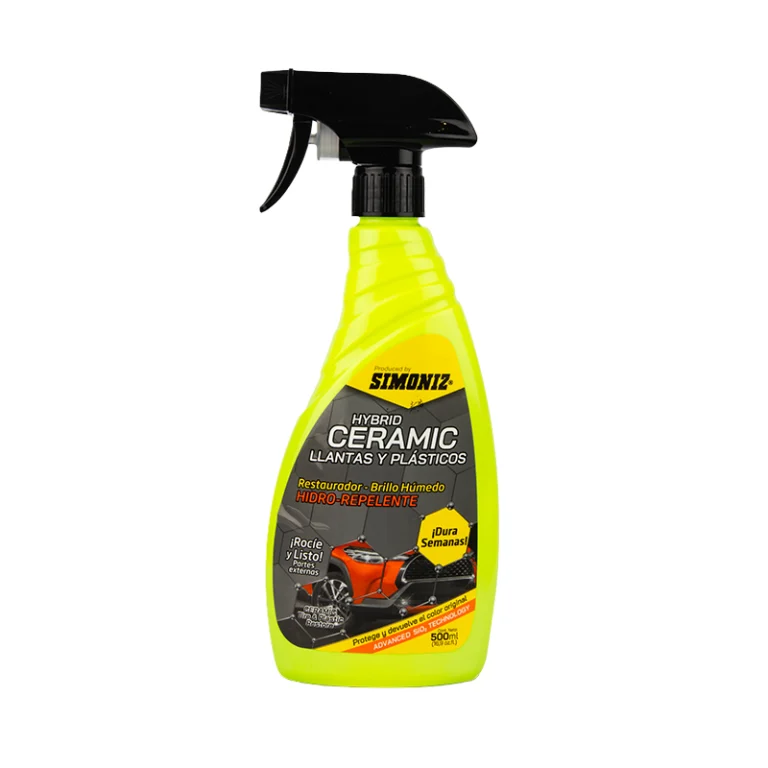 Restaurador Llantas Y Plásticos Simoniz Hybrid Ceramic 500Ml - restaurador llantas plasticos - Simoniz