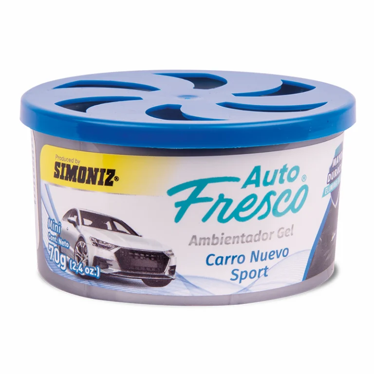 Ambientador Gel Simoniz Auto Fresco Carro Nuevo Sport 70G Azul Carro Nuevo Sport - ambientador carro nuevo - Simoniz