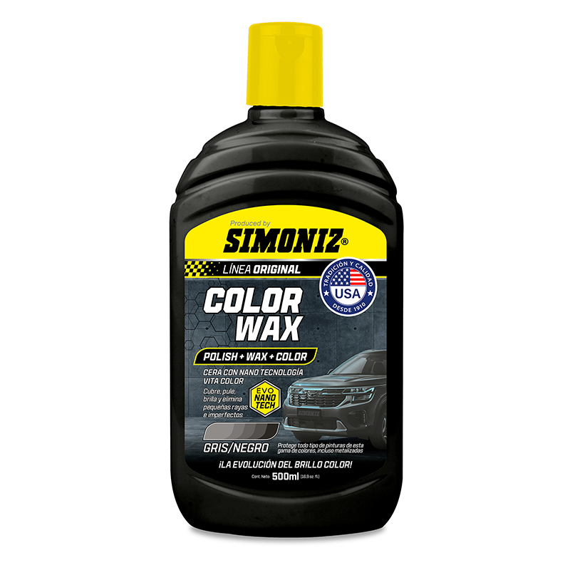 Cera Color Wax Simoniz Con Nano Tecnología Negro 500Ml Cera Color Wax Simoniz Con Nano Tecnología Negro 500Ml - cera nano tecnologia - Simoniz