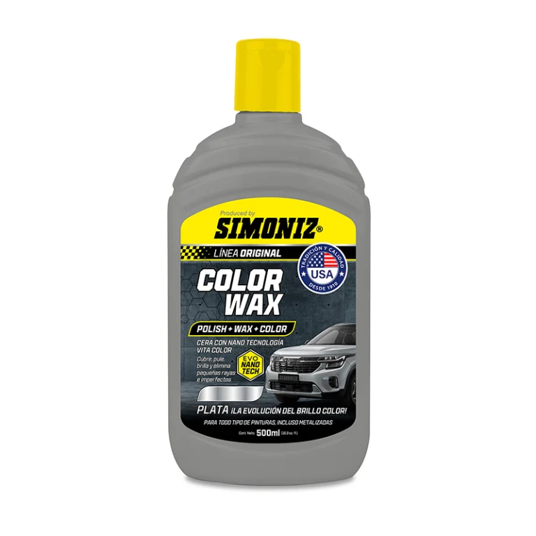 Cera Color Wax Simoniz Con Nano Tecnología Plata 500Ml - cera nano tecnologia - Simoniz