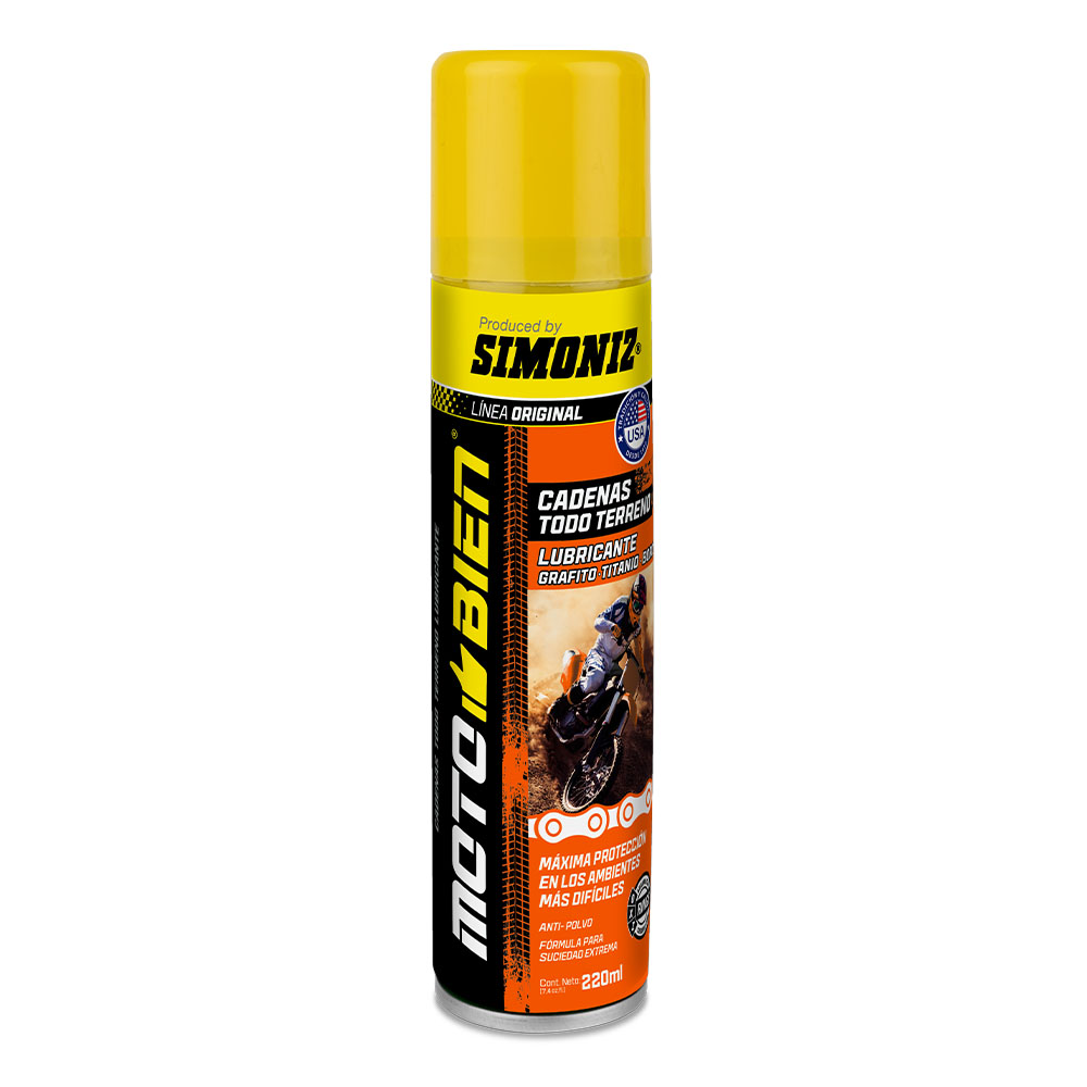202187-Lubricante_Cadenas_Todo_Terreno LUBRICANTE PARA CADENAS TODO TERRENO MOTO BIEN SIMONIZ 220 ML - Imagen 1