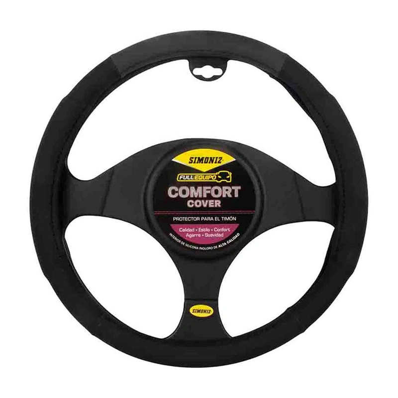 203737_Cubretimon_Negro_Incrustacion_Gris.webp orro Timón Microperforado Simoniz Full Equipo Gris - Imagen 1