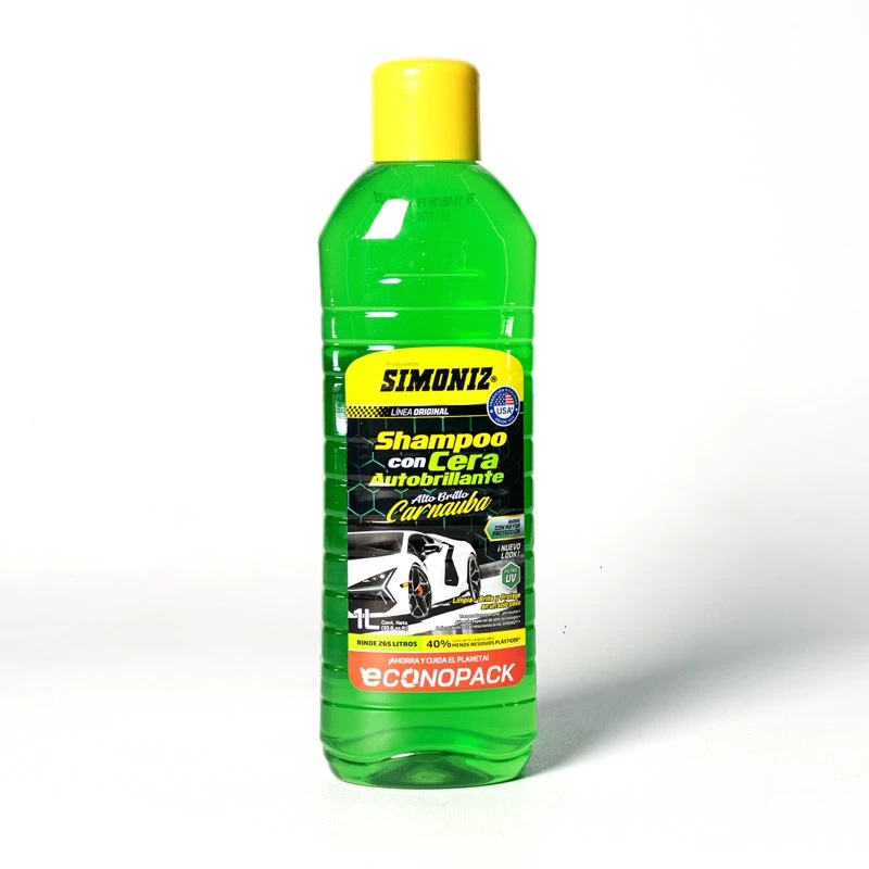 208609-1-Shampoo_Con_Cera_Au_Sim_Econopack_1LT-1.webp SHAMPOO PARA AUTOS SIMONIZ 1 LITRO CON CERA AUTOBRILLANTE - Imagen 1