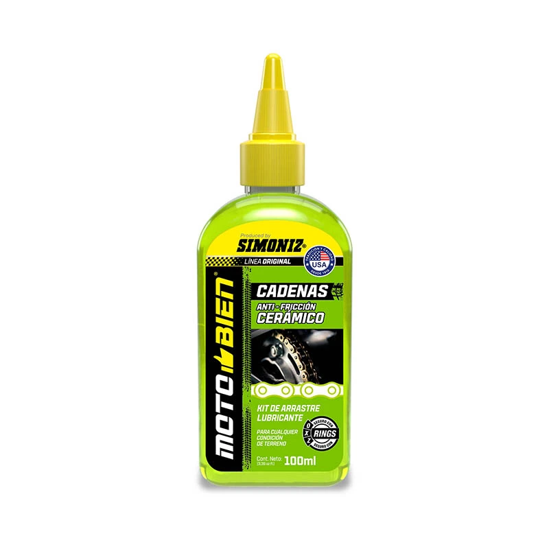 209446_01 LUBRICANTE CADENAS CERÁMICO MOTO BIEN SIMONIZ 100 ML - Imagen 1