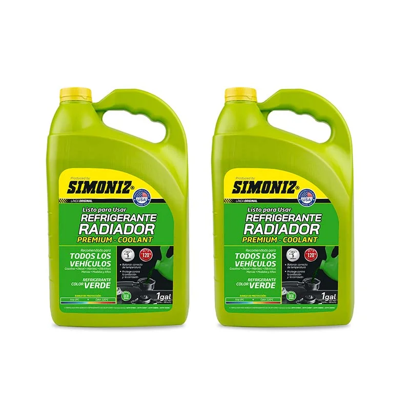 210975-1-1.webp Refrigerante Radiador Galón Verde x2 - Imagen 1