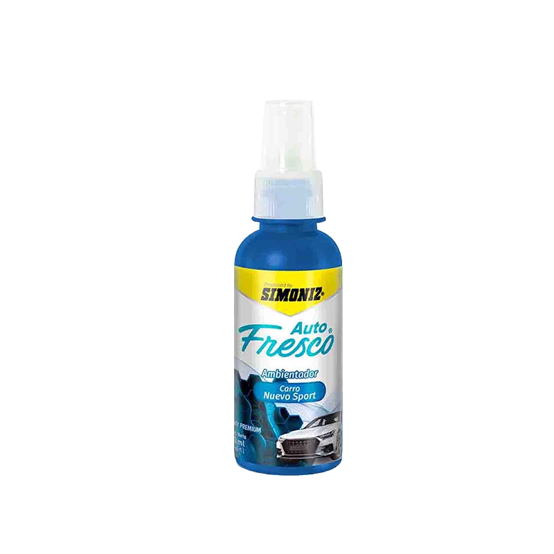 103234-1-Amb_Autofresco_Spray_Carro_Nuevo_Sport.webp AMBIENTADOR SPRAY SIMONIZ AUTO FRESCO CARRO SPORT 100M COLOR AZUL FRAGANCIA AUTO - Imagen 1