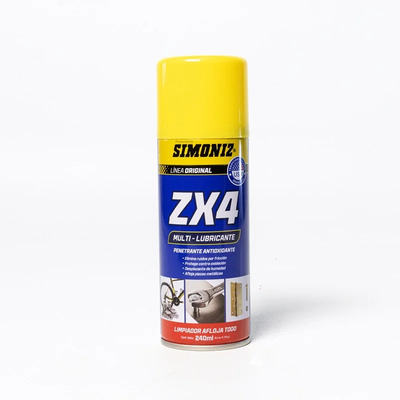 103383-1-5201_Lubricante_ZX4_240ML.webp MULTI LUBRICANTE ZX4 AFLOJA TODO PENETRANTE ANTIOXIDANTE 240 ML SIMONIZ - Imagen 1