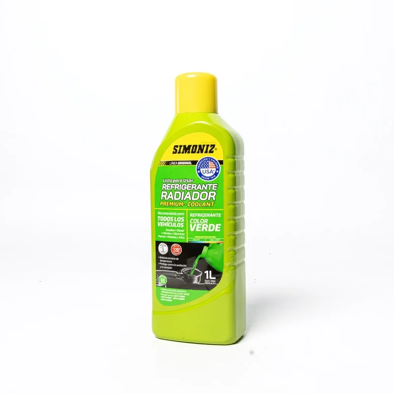 108190-1-Refrigradiador_1LT_Verde.webp REFRIGERANTE RADIADOR VERDE COOLANT SIMONIZ 1.000ML - Imagen 1