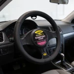 Forro Timón Microperforado Simoniz Full Equipo Negro Negro - Imagen 3