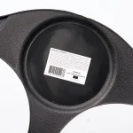 Forro Timón Microperforado Simoniz Full Equipo Costura Roja Negro - Imagen 4