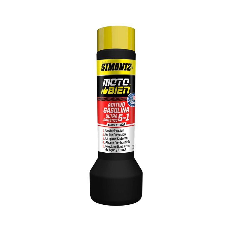 205754_01-Aditultra_Gasol_5_En_1_Simoniz_Mb_15ML.webp ADITIVO ULTRA GASOLINA 5 EN 1 SINTÉTICO MOTO BIEN SIMONIZ 15 ML - Imagen 1