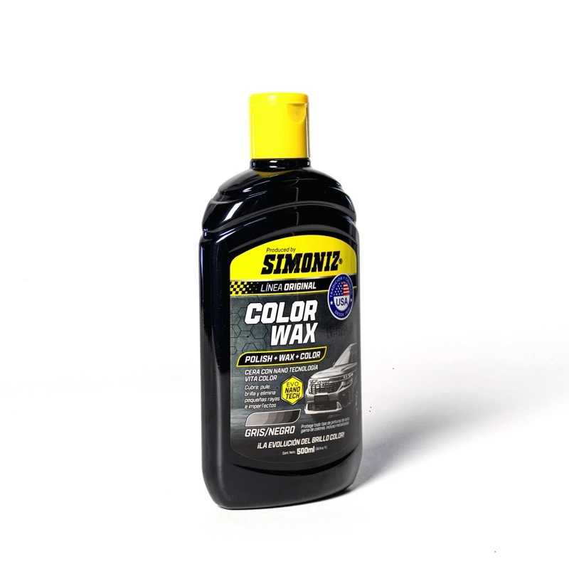 CERA COLOR WAX SIMONIZ CON NANO TECNOLOGÍA NEGRO 500ML - Imagen 2
