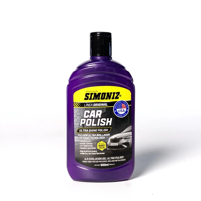 209188-1-Car_Polish_Sim_Pulidor_Desmanchadr_500ML.webp Pulidor Car Polish Simoniz Con Nano Tecnología 500ml Color Blanco - Imagen 1